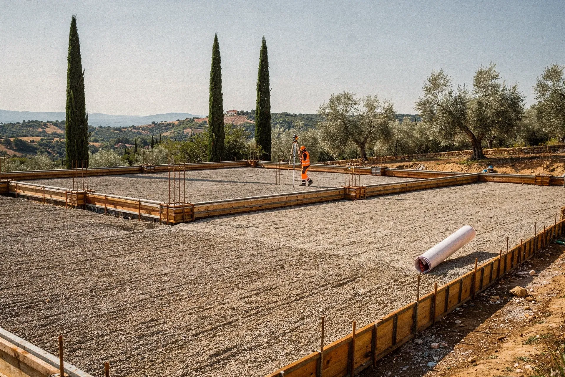 Après — Terrassement fondations maison neuve