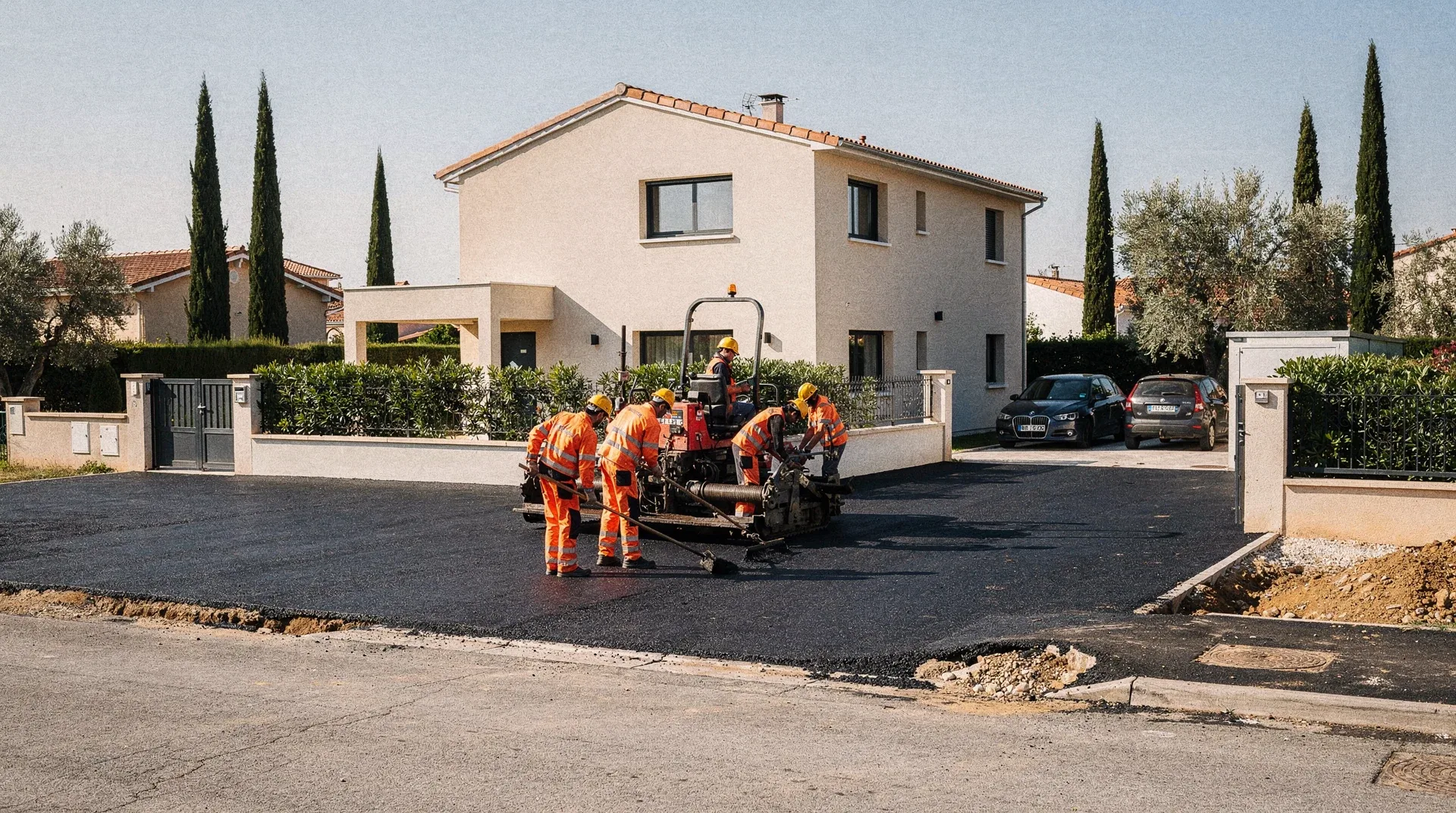 Chantier de terrassement à Colomiers
