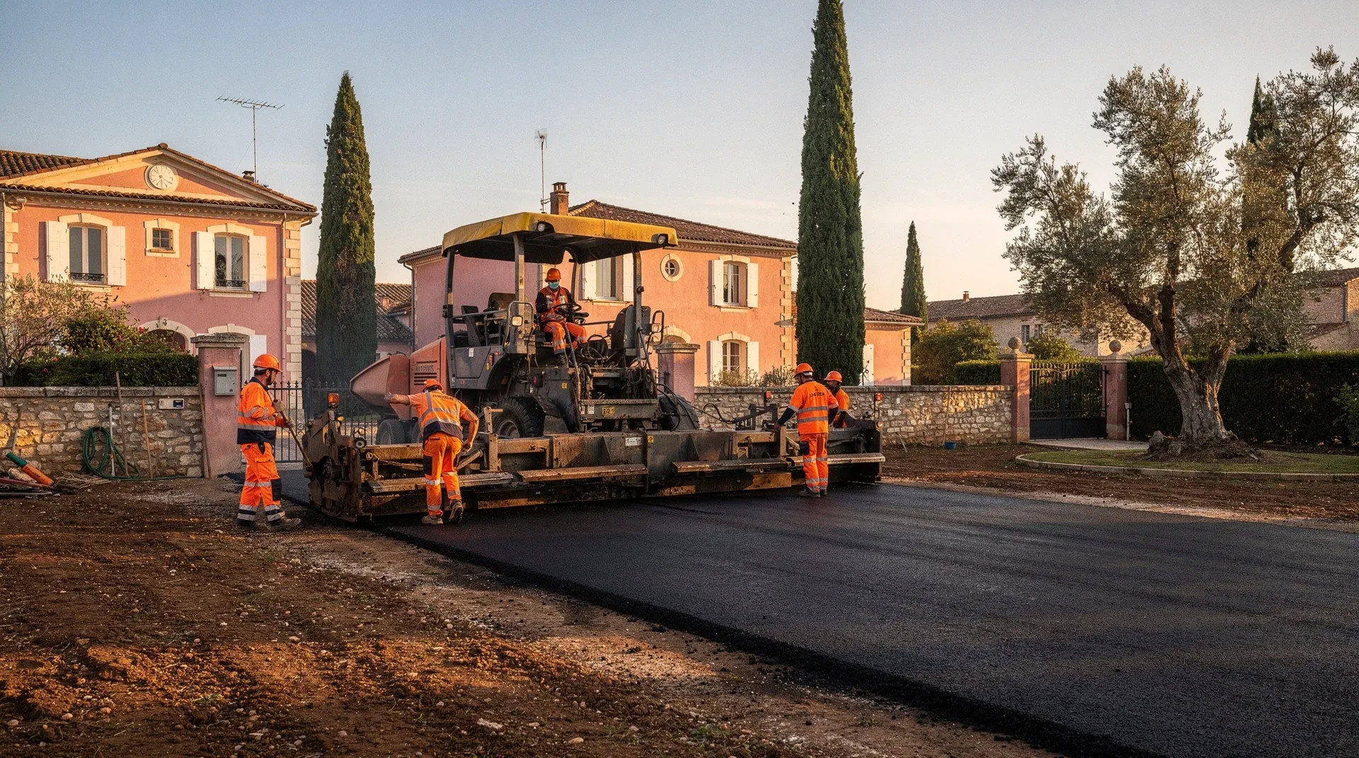 Chantier de terrassement à Montauban